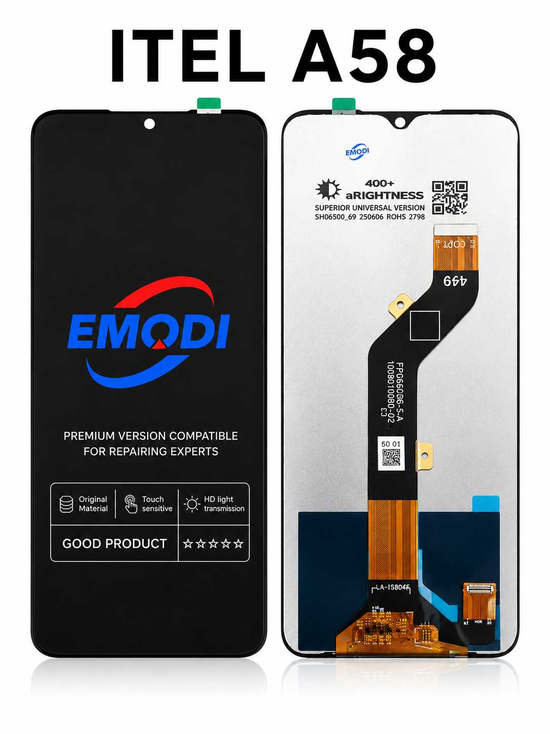 LCD for Itel A58